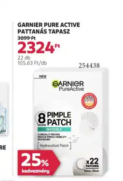 Rossmann Garnier Pure active pattanás tapasz ajánlat