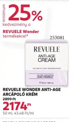 Rossmann Revuele Wonder anti-age arcápoló krém ajánlat