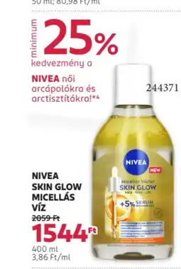 Rossmann Nivea Skin glow micellás ajánlat