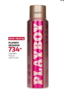 Rossmann Playboy dezodor ajánlat