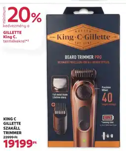 Rossmann King C Gillette szakáll trimmer ajánlat