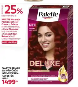 Rossmann Palette Deluxe 575 tűzvörös intenzív krém ajánlat