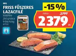 ALDI BBQ Friss fűszeres lazacfilé ajánlat
