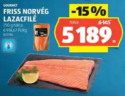 ALDI Gourmet Friss norvég lazacfilé ajánlat
