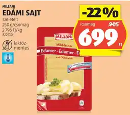 ALDI Milsani Edámi sajt ajánlat