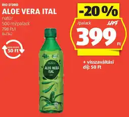 ALDI Rio d'oro Aloe Vera ital ajánlat