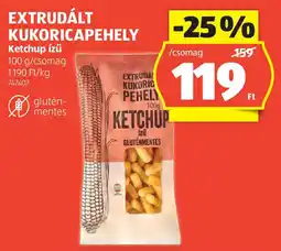 ALDI Extrudált Kukoricapehely ketchup ízű ajánlat