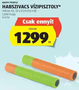 ALDI Happy People Habszivacs vízipisztoly ajánlat