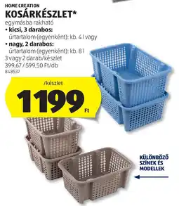 ALDI Home Creation Kosárkészlet ajánlat