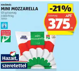 ALDI Kokárdás Mini mozzarella ajánlat