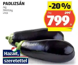 ALDI Padlizsán ajánlat