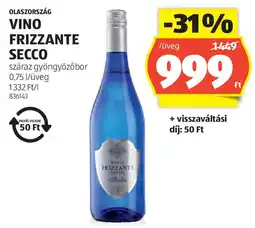 ALDI Olaszország Vino Frizzante Secco ajánlat