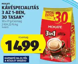 ALDI Mokate Kávéspecialitás 3 az 1-ben ajánlat