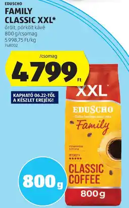 ALDI Eduscho Family Classic XXL ajánlat