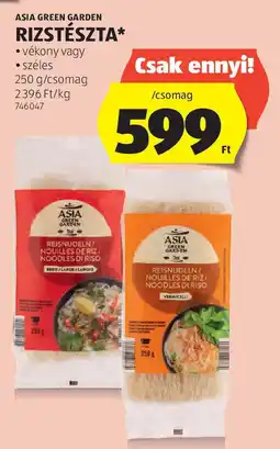 ALDI Asia Green Garden Rizstészta ajánlat