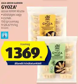 ALDI Asia Green Garden gyoza ajánlat
