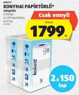 ALDI Kokett Konyhai papírtörlő ajánlat