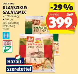 ALDI Snack Time Klasszikus Salátamix ajánlat