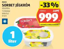 ALDI Mucci Sorbet jégkrém ajánlat
