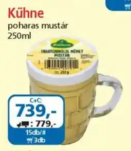 ÁRKLUB Kühne poharas mustár ajánlat