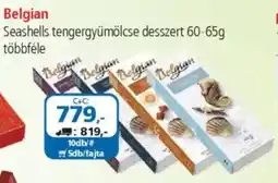 ÁRKLUB Belgian Seashells tengergyümölcse desszert ajánlat