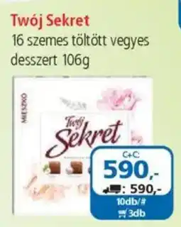 ÁRKLUB Twój Sekret töltött vegyes desszert ajánlat