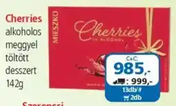 ÁRKLUB Cherries alkoholos meggyel töltött desszert ajánlat