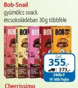 ÁRKLUB Bob-Snail gyümölcs snack étcsokoládéban ajánlat