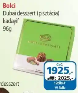 ÁRKLUB Bolci Dubai desszert (pisztácia) kadayif ajánlat