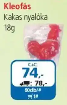 Kleofás Kakas nyalóka