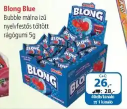 ÁRKLUB Blong Blue Bubble málna ízű nyelvfestős töltött rágógumi ajánlat