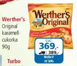 ÁRKLUB Werther's Original karamell-cukorka ajánlat