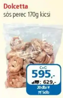 ÁRKLUB Dolcetta sós perec ajánlat