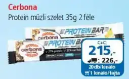 ÁRKLUB Cerbona Protein müzli szelet ajánlat