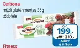 ÁRKLUB Cerbona müzli gluténmentes ajánlat