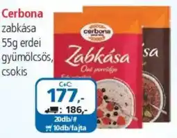 ÁRKLUB Cerbona zabkása ajánlat