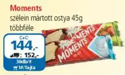 ÁRKLUB Moments szélein mártott ostya ajánlat