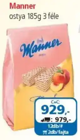 ÁRKLUB Manner ostya ajánlat