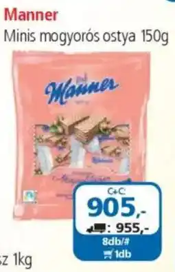 ÁRKLUB Manner Minis mogyorós ostya ajánlat