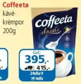 ÁRKLUB Coffeeta kávékrémpor ajánlat