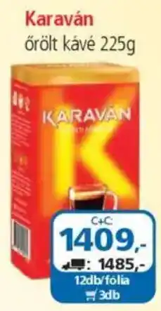 ÁRKLUB Karaván őrölt kávé ajánlat
