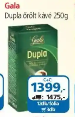ÁRKLUB Gala Dupla őrölt kávé ajánlat