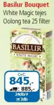 ÁRKLUB Basilur Bouquet White Magic tejes Oolong tea ajánlat