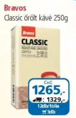 ÁRKLUB Bravos Classic őrölt kávé ajánlat