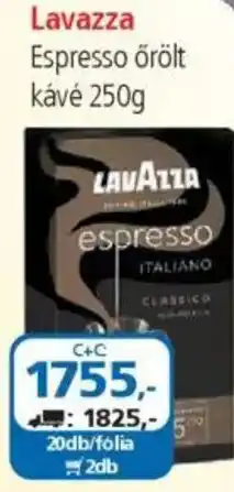 ÁRKLUB Lavazza Espresso őrölt kávé ajánlat
