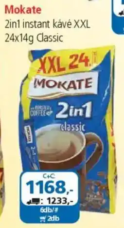 ÁRKLUB Mokate 2in1 instant kávé XXL ajánlat