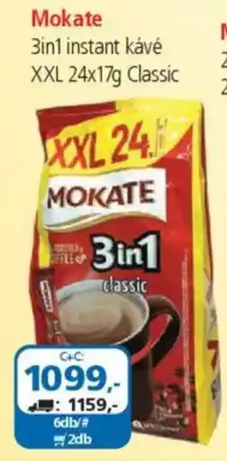 ÁRKLUB Mokate 3in1 instant kávé XXL ajánlat