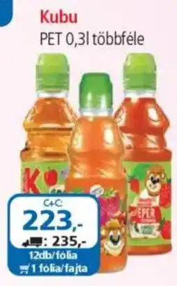 ÁRKLUB Kubu PET ajánlat