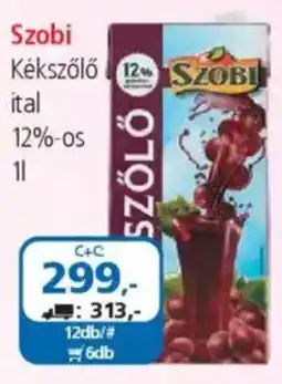 ÁRKLUB Szobi Kékszőlő ital ajánlat