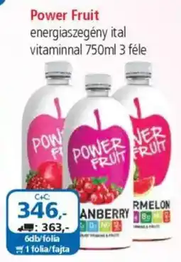 ÁRKLUB Power Fruit energiaszegény ital vitaminnal ajánlat